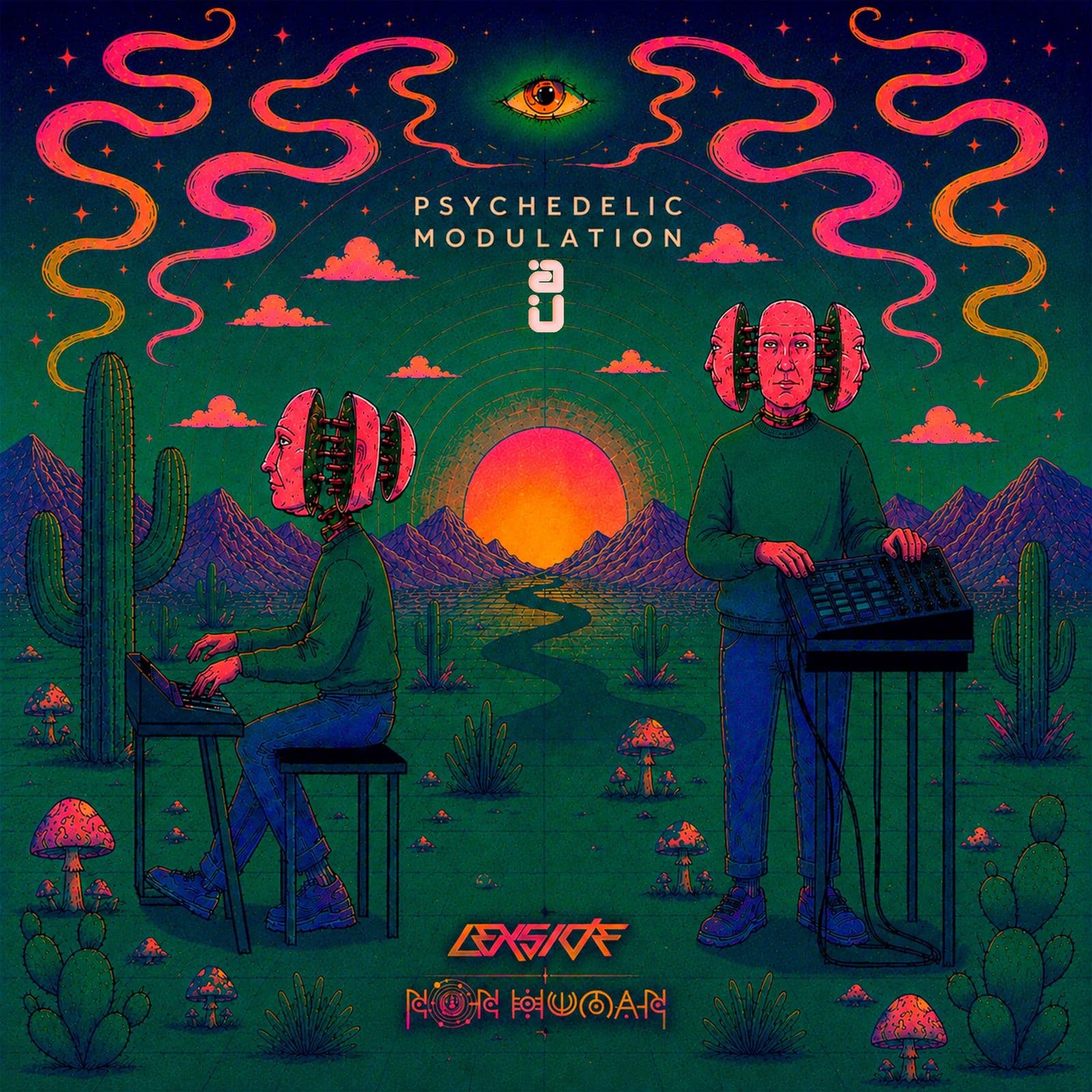 Lexside_And_Non_Human-Psychedelic_Modulation-_AUR06_-SINGLE-WEB-2026-FALCON