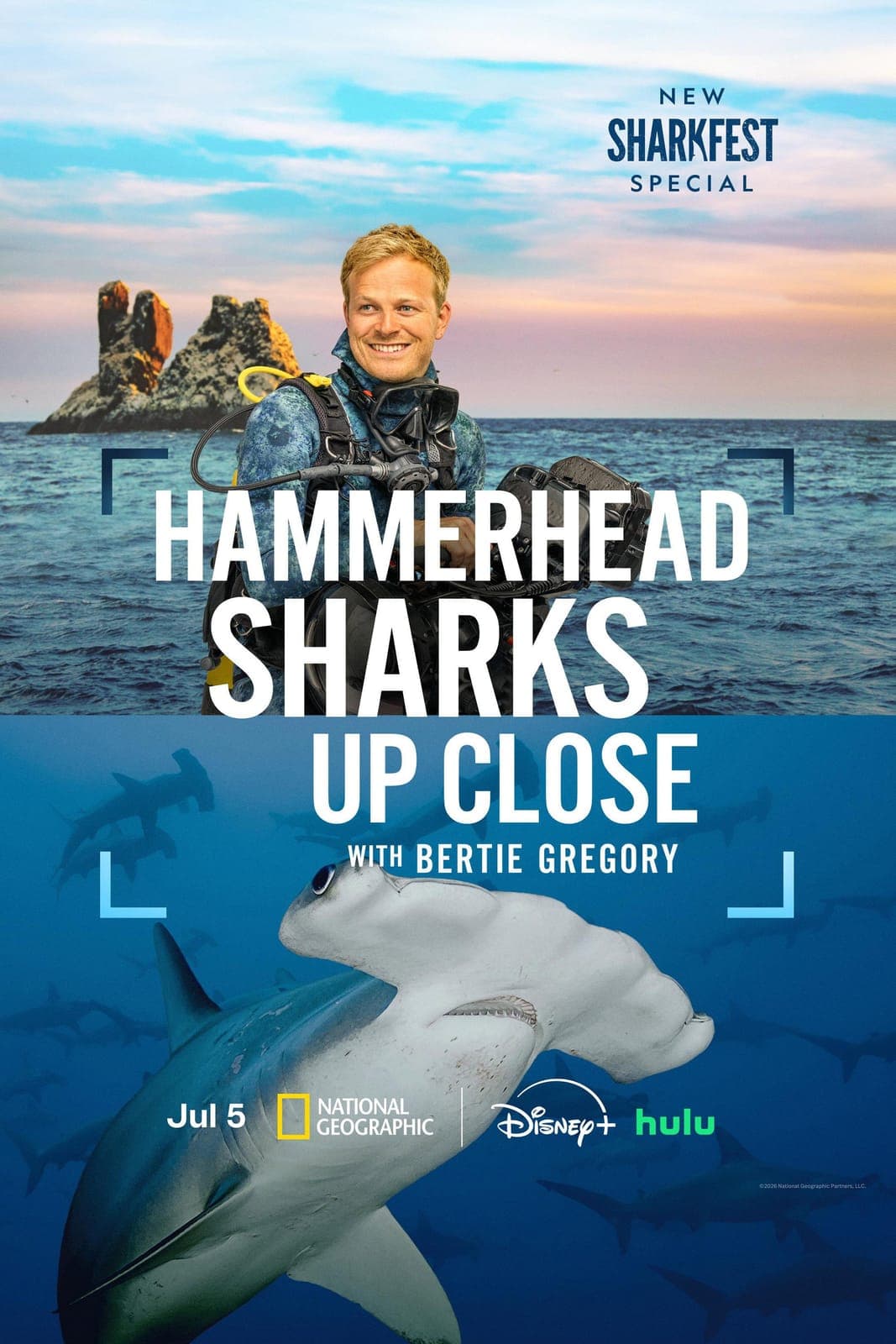 Hammerhead Sharks Up Close with Bertie Gregory 2026 2160p DSNP WEB DL DDP5 1 DV HDR HEVC-NTb