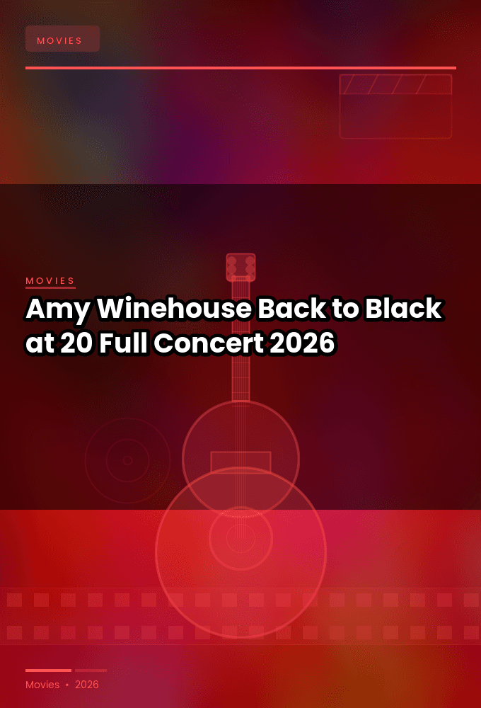 Amy Winehouse Back to Black at 20 Full Concert 2026 720p WEB H264-JFF