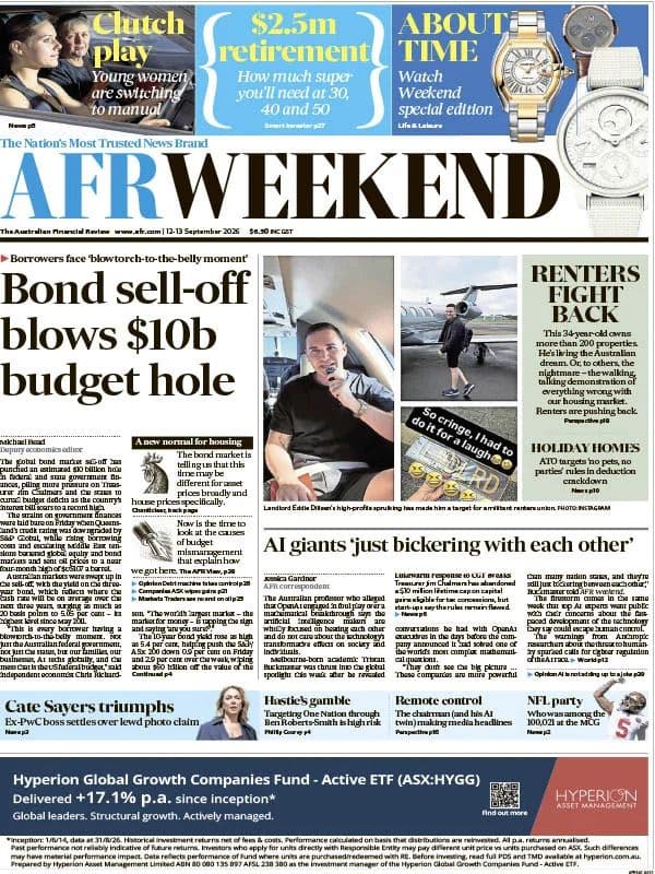 Australian Financial Review - 12 September 2026