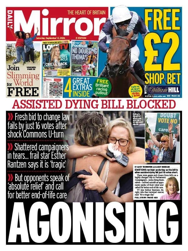 Daily Mirror - 12 September 2026