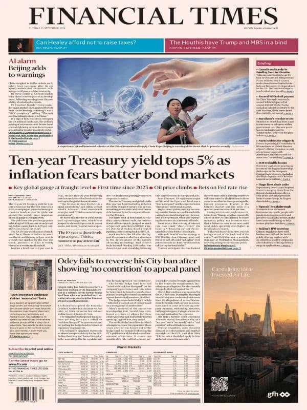 Financial Times UK - 15 September 2026