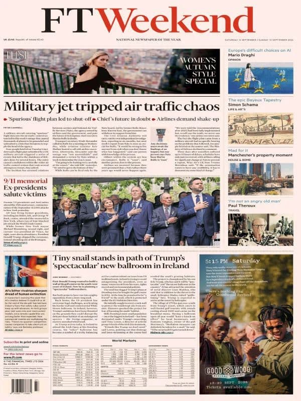 Financial Times UK - 12 September 2026